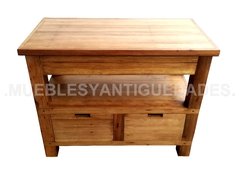 Mueble para TV / audio con 2 cajones en pinotea (TV104A) - comprar online