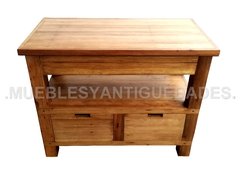 Vanitory de 2 planos con 2 cajones en pinotea (VA106M) - comprar online