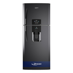 Heladera No Frost 373 L Black Steel Drean Hdr380n12n