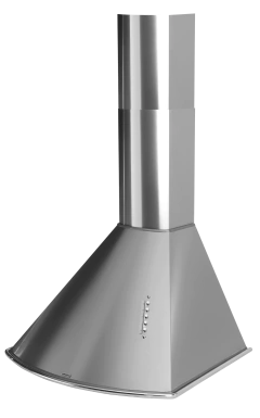 Extractor purificador de cocina Llanos Pulsante Antique ac. inox. de pared 60cm - 3264