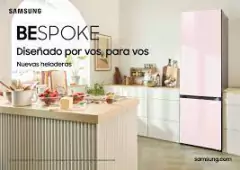 HELADERA SAMSUNG BESPOKE WHITE - PINK RB33A3070WP - cocinasonline