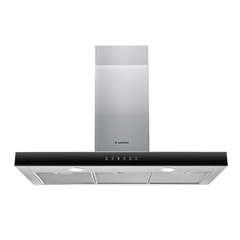 Campana Ariston 90 cms Cristal Negro Touch