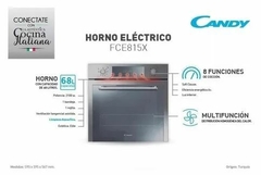 Horno Eléctrico Candy Fce815x/e 68 Lts 2100 W Luz - comprar online