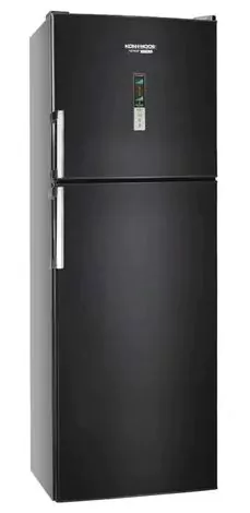 Heladera No Frost Kohinoor Khdb42/8 Negra Con Freezer 409l