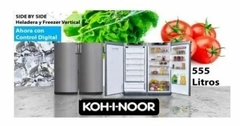Heladera Kohinoor Conjunto Side By Side Kfva25/8 + Khha30/8 - comprar online