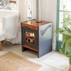 CALEFACTOR SALAMANDRA ÑUKE WICHI 50 COBRE 9000 KC/H - comprar online