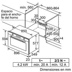 Horno BOSCH ELÉCTRICO 90 CM en internet