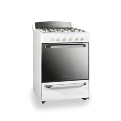 Cocina Hotpoint HP35206 MultiGas 56cm Blanca Rejillas Esmaltadas Autolimpiante y Encendido en internet