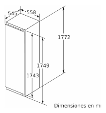 heladera panelable bosch 319Lts KIR81AFE0 - tienda online