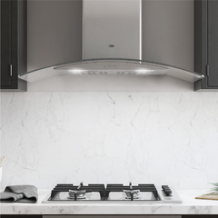 TST Campana Extractora Para Pared Modelo Lacar Cristal 90 - cod 260-90 - cocinasonline