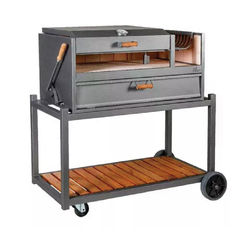 Parrillera Ñuke Delta Móvil Con Tapa - 122 Cm - 02-000-002