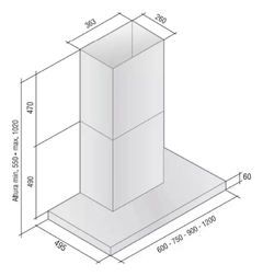 Campana Hotpoint Hp25263 Eolia 90 Cm Acero Inoxidable - comprar online