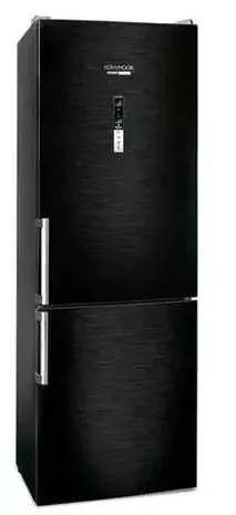 Heladera Kohinoor No Frost Acero Negro Antihuellas Khgf41d/8