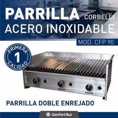 Parrilla a Gas Corbelli 120-90-60 o 35 cm - comprar online