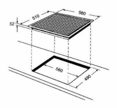 Anafe eléctrico Whirlpool Ispirazione AKT8090 - comprar online