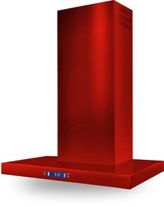 Llanos Campana Extractora de Aire Para Pared Premium 60 LCD ROJA