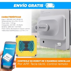 Limpiador de ventanas robot W120-T - cocinasonline