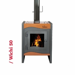 CALEFACTOR SALAMANDRA ÑUKE WICHI 50 COBRE 9000 KC/H