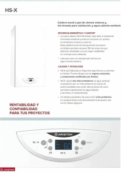 Caldera Ariston Hs-x 24 Dual + Kit Ventilación Incluido en internet
