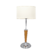 LAMPARA DE MESA BASE BOMBE CON CONO