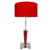 LAMPARA DE MESA PLATIL BASE CUADRADA CON CONO - comprar online