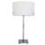LAMPARA DE MESA PLATIL BASE CUADRADA