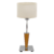 VELADOR PLATIL BASE CUADRADA CON CONO COLOR