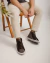 Botas de cuero y lona Road con cordones modelos - Palm Shoes
