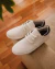 Zapatillas de cuero London Blancas Modelo - Palm Shoes