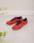 Zapatillas de cuero Maranello Bourdeos stock - Palm Shoes
