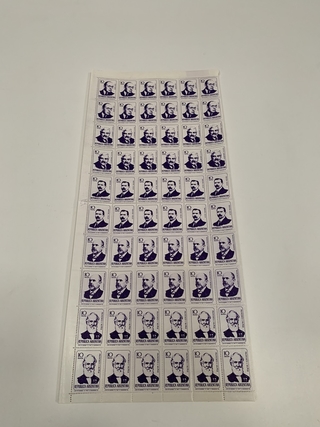 LOTE 460 ESTAMPILLA ARG HOMBRES DE CIENCIA AGOTE/MORENO/LILLO/MUÑIZ/AMBROSETTI 1966 (USADO)
