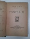 CONTE BLEU, JEAN DE LA BRÉTE (EN FRANCÉS) 1903 (USADO) en internet