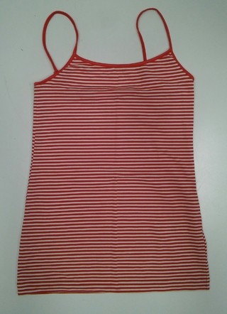 MUSCULOSA ZARA MUJER DE ALGODÓN ELASTIZADO TALLE M (USADO)