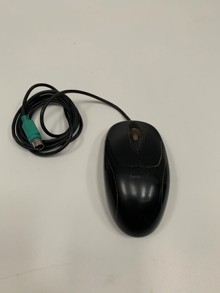 MOUSE GENIUS GM-03022P XSCROLL NEGRO CON FICHA PS2 (441) (USADO)