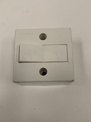 MODULO INTERRUPTOR CAMBRE BLANCO PERSIANAS C/ CAJA EXTERIOR