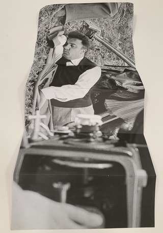 FOLLETO POSTER FELLINI DURMIENDO MUSEO SESC SAO PAULO