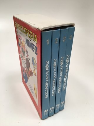 ENCICLOPEDIA PARA LA NIÑEZ 4 TOMOS, VARIOS AUTORES (USADO)