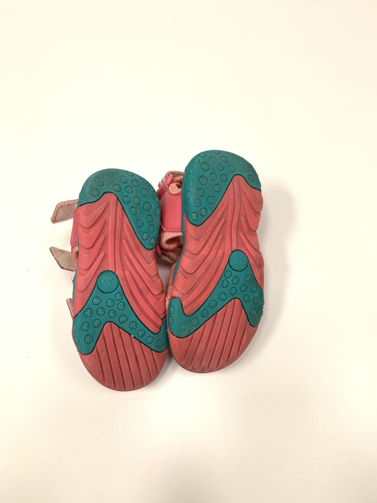 SANDALIAS OJOTAS PARA NIÑA ATOMIK ROSA CON ABROJO (USADO)