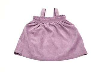 JUMPER DE MICROCORDEROY SIN MANGAS LILA BENETTON 1-3 MESES P/NENA (NUEVO)