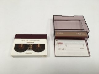 CASSETTE MINI DV SONY DVM63 1 / 2 PASADAS (USADO)