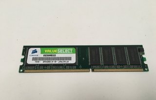 MEMORIA RAM CORSAIR VALUE SELECT 256MB VS256MB333 (USADO)