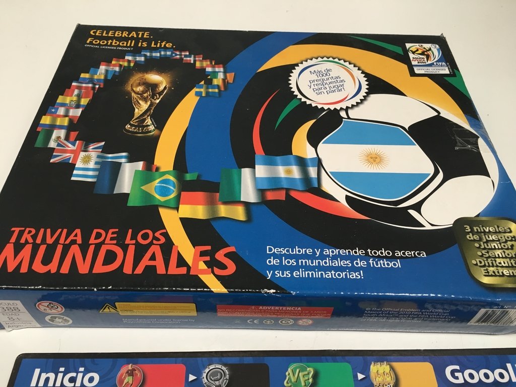 Juego Mesa Trivia De Los Mundiales Fifa Oficial Faltante Usado