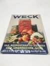 CARTEL DE CHAPA VINTAGE JARROS WECK ALEMANIA 20X30 (NUEVO)
