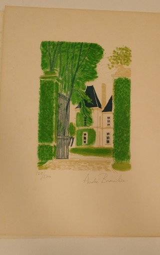 LITOGRAFÍA ORIGINAL DE ANDRÉ BRASILIER (USADO)