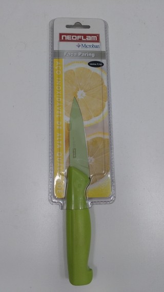 CUCHILLO ACERO INOXIDABLE LIVIANO MARCA NEOFLAM VERDE (NUEVO)
