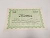 ANTIGUO CERTIFICADO PROVISORIO AL PORTADOR ACCIONES VERDE (USADO)