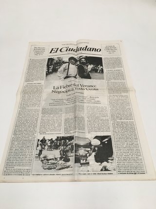 SUPLEMENTO SOCIEDAD DIARIO EL CIUDADANO 14/2/1989 (USADO)