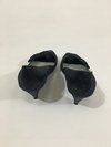 ZAPATOS CUERO AYRES TACO CONO AZUL OSCURO TALLE 7 (USADO) en internet