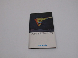 FOLLETERÍA VARIG COMPLETA LÍNEA AÉREA CON POSTAL Y SOBRE (USADO)