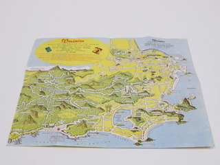 ANTIGUO MAPA DE RÍO- COPACABANA, MAXIMINO JOYERO (USADO)